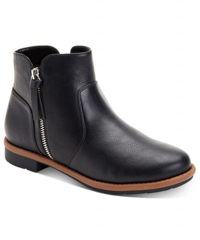 Oaklynn Zip Booties Black $20.26 Shoes