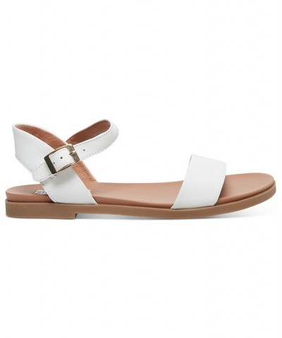 Dina Flat Sandals White $30.75 Shoes