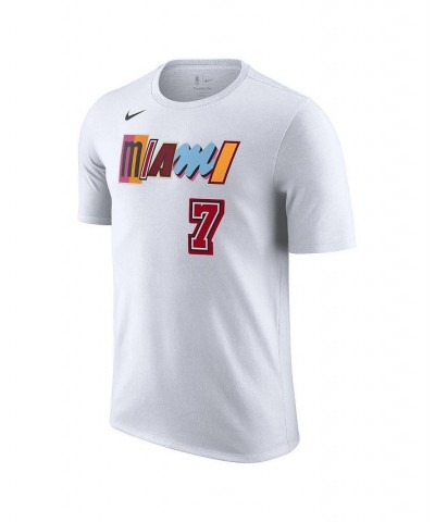 Men's Kyle Lowry White Miami Heat 2022/23 City Edition Name and Number T-shirt $18.71 T-Shirts