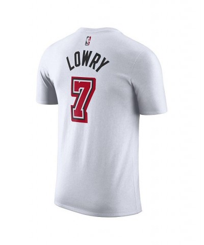 Men's Kyle Lowry White Miami Heat 2022/23 City Edition Name and Number T-shirt $18.71 T-Shirts