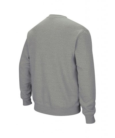 Men's Heathered Gray Air Force Falcons Arch & Logo Sweatshirt $31.79 Sweatshirt