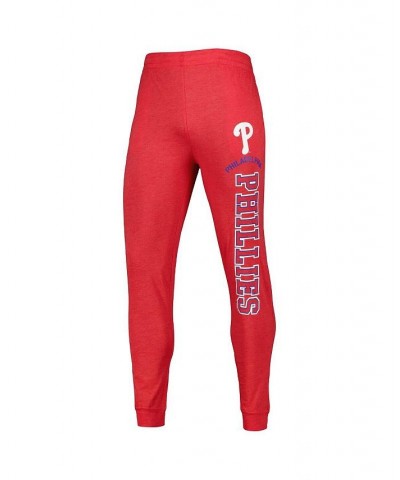 Men's Heather Red, Heather Charcoal Philadelphia Phillies Meter Pullover Hoodie and Joggers Set $36.00 Pajama