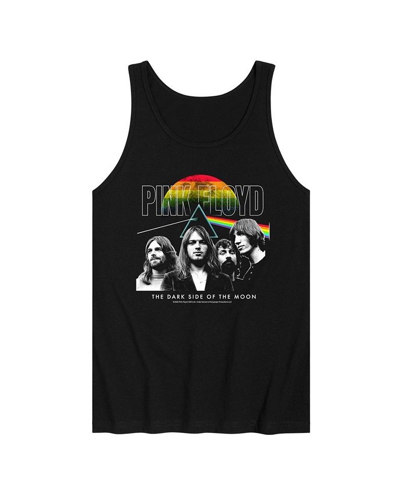 Men's Pink Floyd Group Tank Black $19.07 T-Shirts