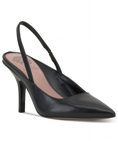 Riveq Pointed-Toe Slingback Pumps Black $45.60 Shoes