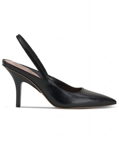 Riveq Pointed-Toe Slingback Pumps Black $45.60 Shoes