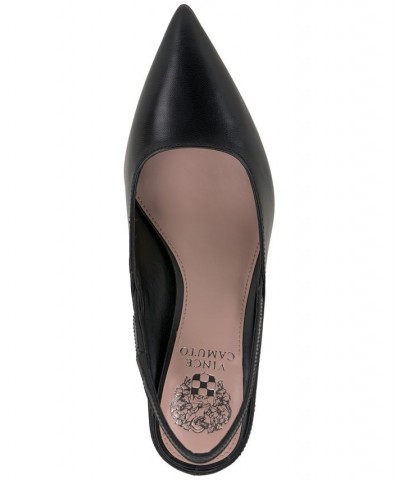 Riveq Pointed-Toe Slingback Pumps Black $45.60 Shoes