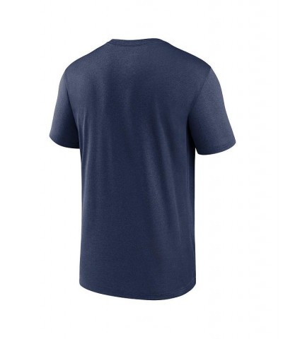 Men's Navy Seattle Mariners New Legend Wordmark T-shirt $27.49 T-Shirts