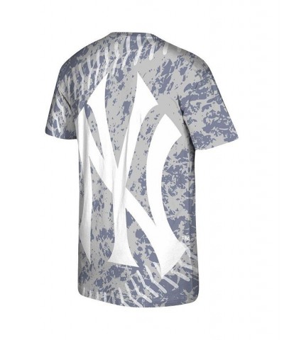 Men's Gray New York Yankees Jumbotron T-shirt $33.14 T-Shirts