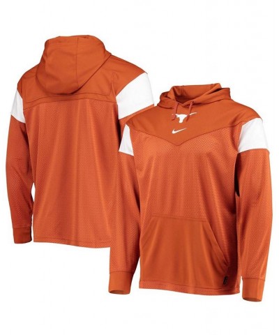 Men's Texas Orange Texas Longhorns Sideline Jersey Pullover Hoodie $43.34 Sweatshirt