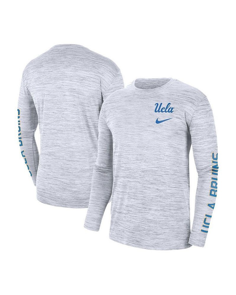 Men's White UCLA Bruins Velocity Legend Team Performance Long Sleeve T-shirt $26.49 T-Shirts