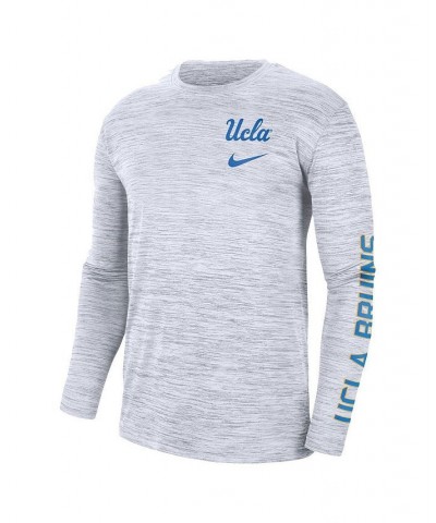 Men's White UCLA Bruins Velocity Legend Team Performance Long Sleeve T-shirt $26.49 T-Shirts