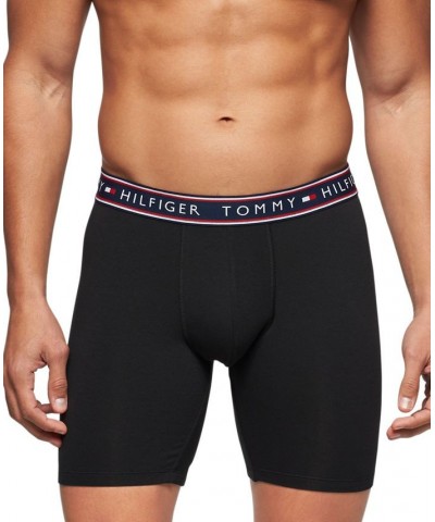 Men's 3-Pk. Stretch Moisture-Wicking Boxer Briefs Black $19.24 Underwear