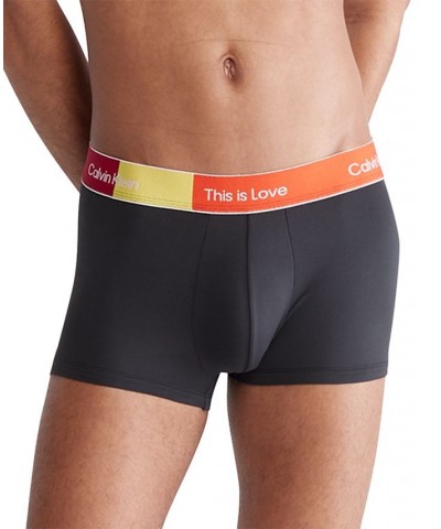 Men's Pride This Is Love Low-Rise Trunks Black $17.86 Underwear