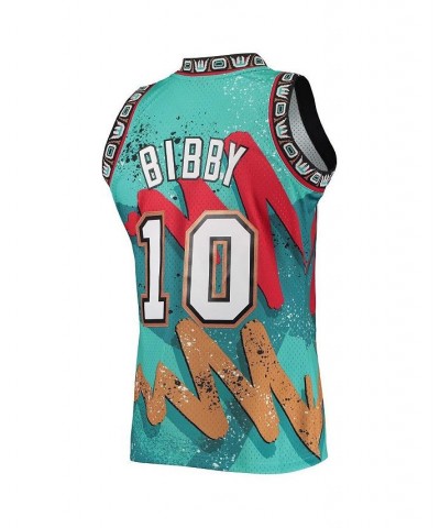 Men's Mike Bibby Teal Vancouver Grizzlies Hardwood Classics 1998-99 Hyper Hoops Swingman Jersey $60.80 Jersey