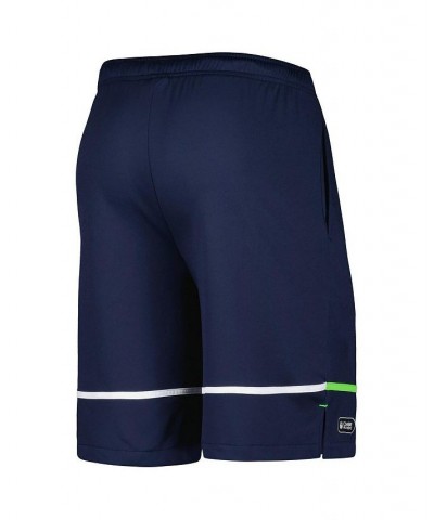 Men's College Navy Seattle Seahawks Combine Authentic Rusher Training Shorts $21.50 Shorts