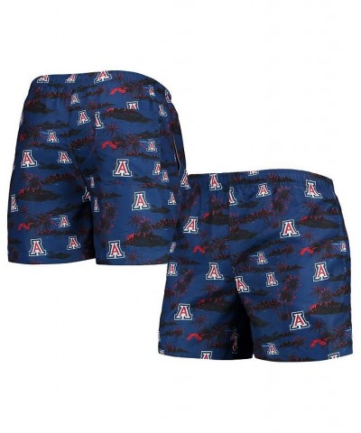 Men's Navy Arizona Wildcats Island Palm Swim Trunks $21.15 Swimsuits