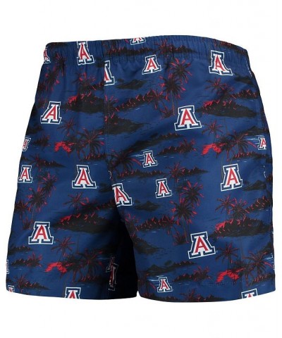 Men's Navy Arizona Wildcats Island Palm Swim Trunks $21.15 Swimsuits