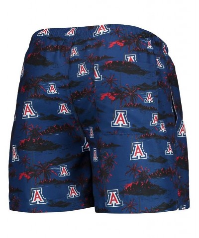 Men's Navy Arizona Wildcats Island Palm Swim Trunks $21.15 Swimsuits