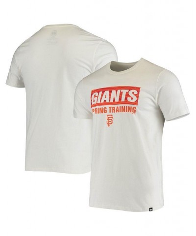 Men's '47 White San Francisco Giants Spring Training Team Bar Rival T-shirt $18.00 T-Shirts