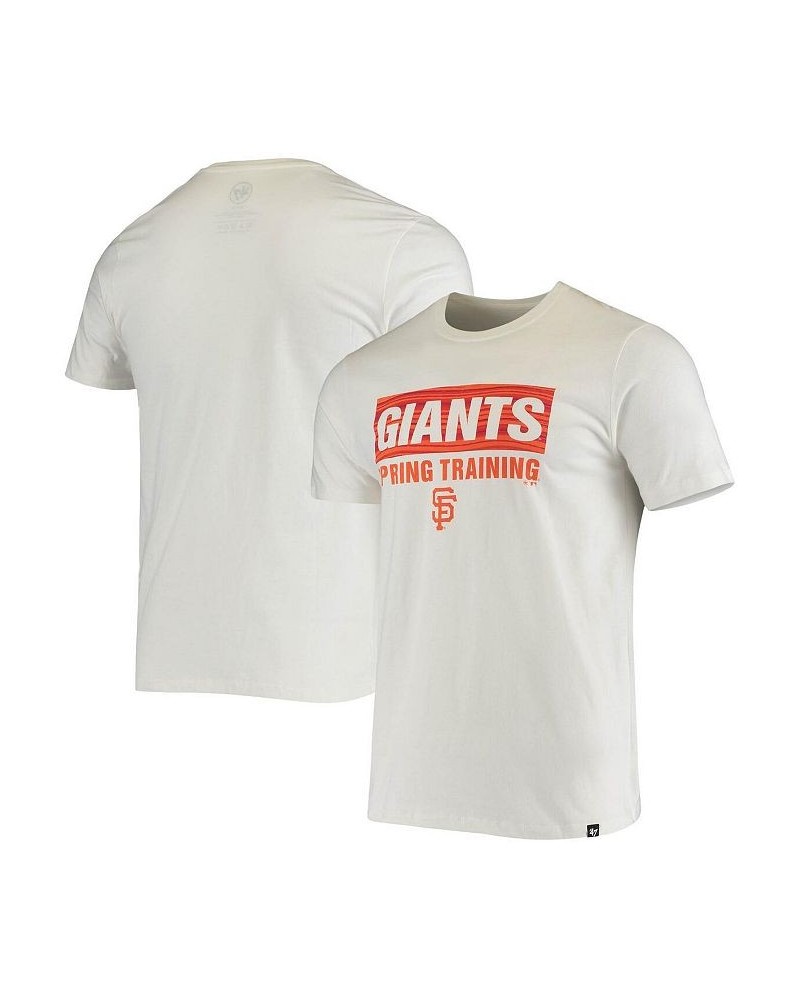 Men's '47 White San Francisco Giants Spring Training Team Bar Rival T-shirt $18.00 T-Shirts