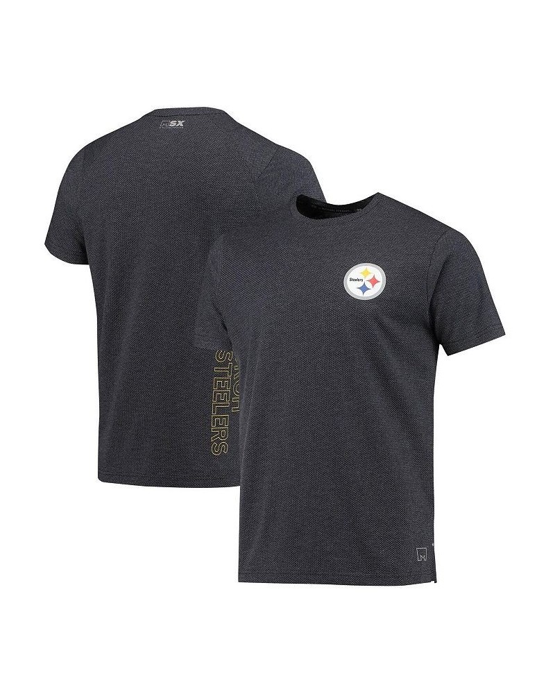 Men's Black Pittsburgh Steelers Motivation Performance T-shirt $18.90 T-Shirts