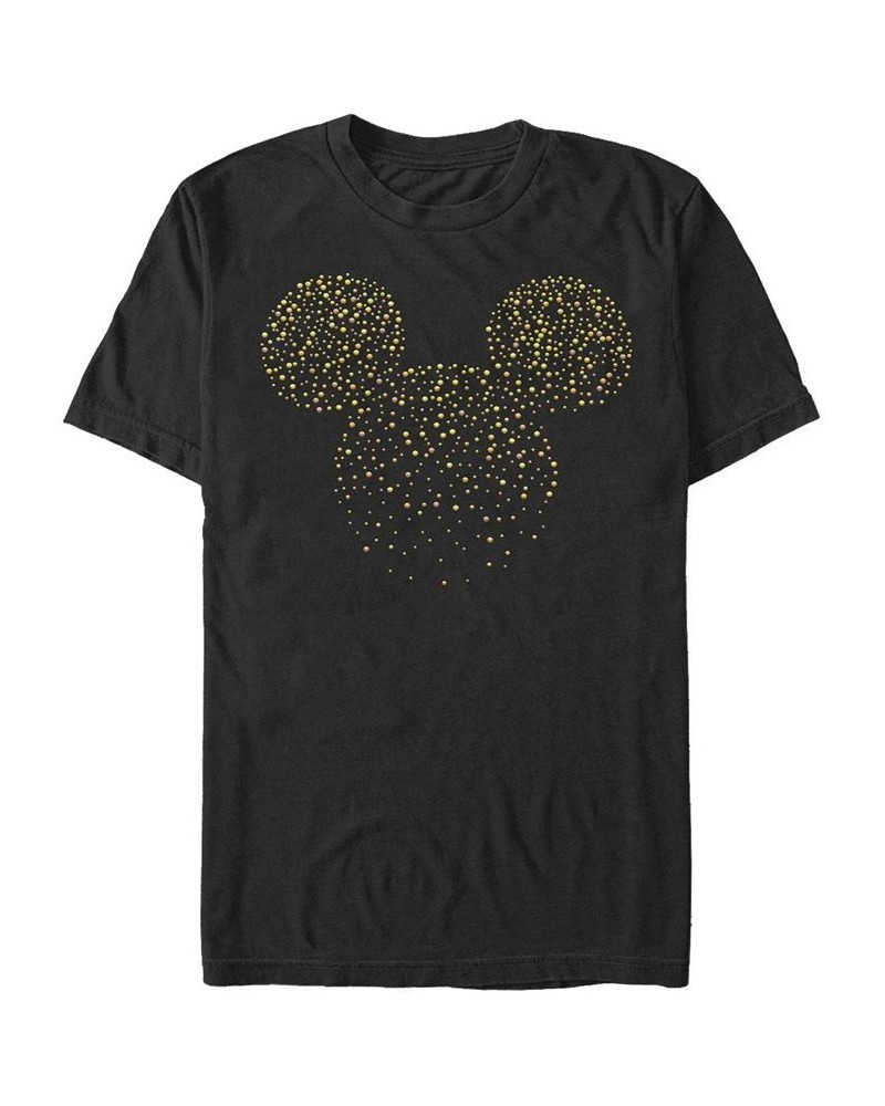 Men's Hotfix Mickey Short Sleeve Crew T-shirt Black $17.50 T-Shirts