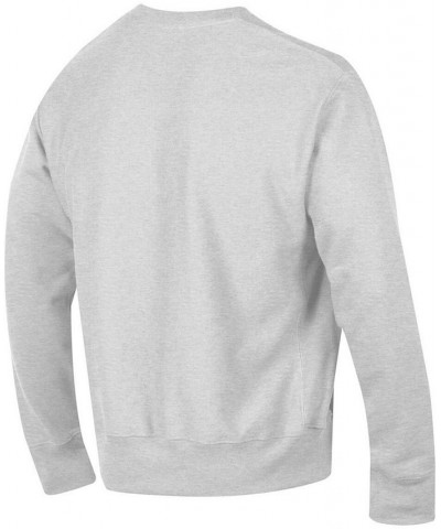 Men's Gray Syracuse Orange Arch Over Logo Reverse Weave Pullover Sweatshirt $46.74 Sweatshirt