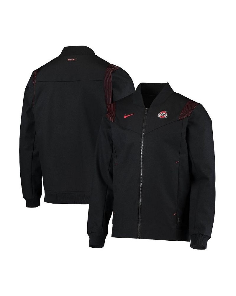 Men's Black Ohio State Buckeyes Full-Zip Bomber Jacket $49.60 Jackets