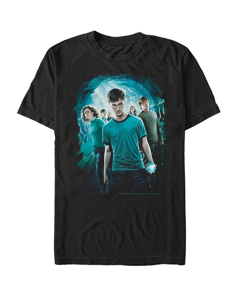 Harry Potter Men's Order of The Phoenix Group Poster Short Sleeve T-Shirt $15.75 T-Shirts