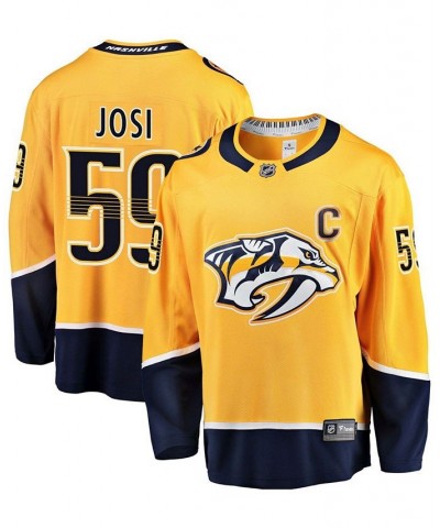 Men's Roman Josi Gold Nashville Predators Breakaway Player Jersey $66.27 Jersey