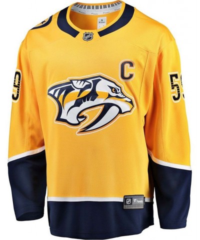 Men's Roman Josi Gold Nashville Predators Breakaway Player Jersey $66.27 Jersey