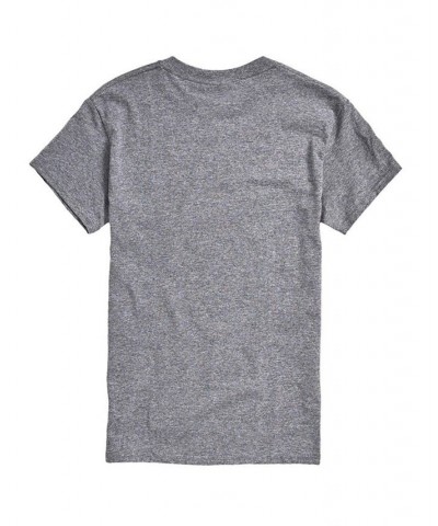 Men's Peanuts 1950 Baseball T-shirt Gray $15.75 T-Shirts