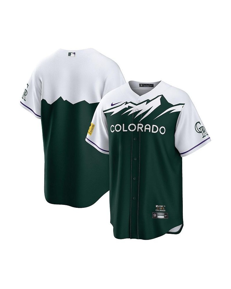 Men's Green Colorado Rockies 2022 City Connect Replica Team Jersey $76.54 Jersey