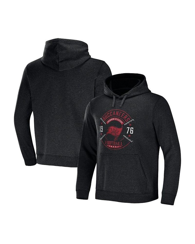 Men's NFL x Darius Rucker Collection by Heather Charcoal Tampa Bay Buccaneers Radar Pullover Hoodie $32.85 Sweatshirt