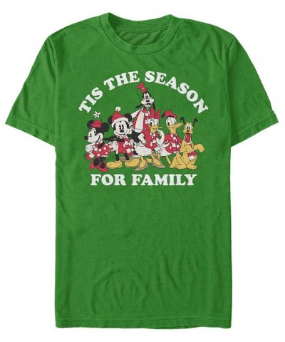 Men's Family Season Short Sleeve T-Shirt Green $19.59 T-Shirts