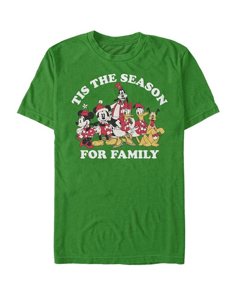 Men's Family Season Short Sleeve T-Shirt Green $19.59 T-Shirts