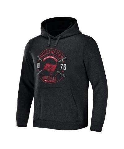 Men's NFL x Darius Rucker Collection by Heather Charcoal Tampa Bay Buccaneers Radar Pullover Hoodie $32.85 Sweatshirt