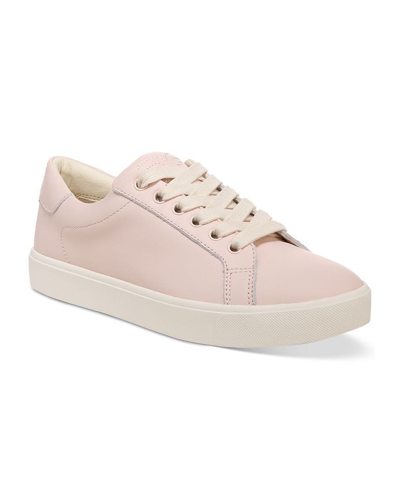 Ethyl Lace-Up Low-Top Sneakers Pink $36.80 Shoes