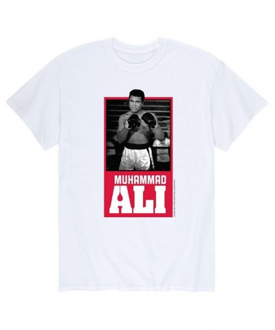 Men's Muhammad Ali T-shirt White $20.99 T-Shirts