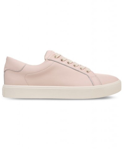 Ethyl Lace-Up Low-Top Sneakers Pink $36.80 Shoes