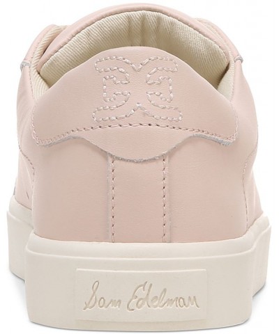 Ethyl Lace-Up Low-Top Sneakers Pink $36.80 Shoes