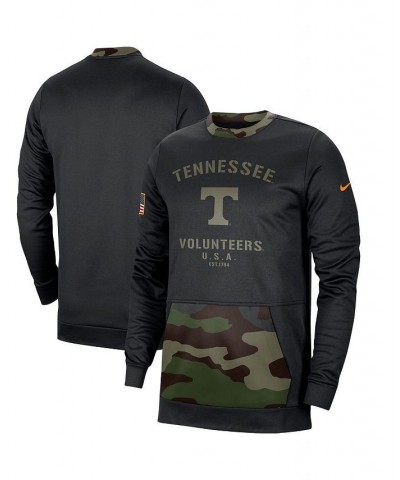 Men's Black, Camo Tennessee Volunteers Military Appreciation Performance Pullover Sweatshirt $38.99 Sweatshirt