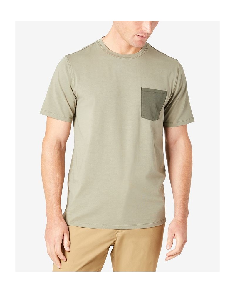 Men's Contrast Pocket Short Sleeve T-Shirt PD01 $32.45 T-Shirts