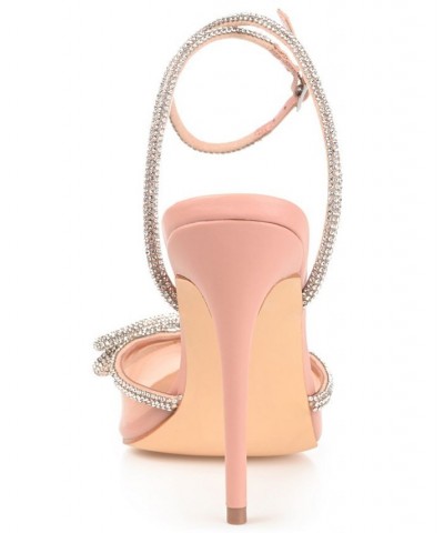 Women's Gracia Vinyl Stilettos Pink $47.30 Shoes