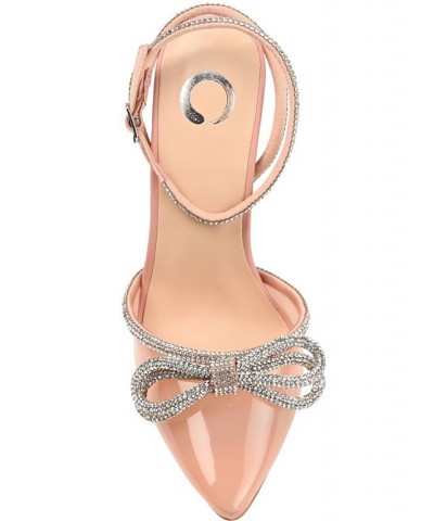 Women's Gracia Vinyl Stilettos Pink $47.30 Shoes