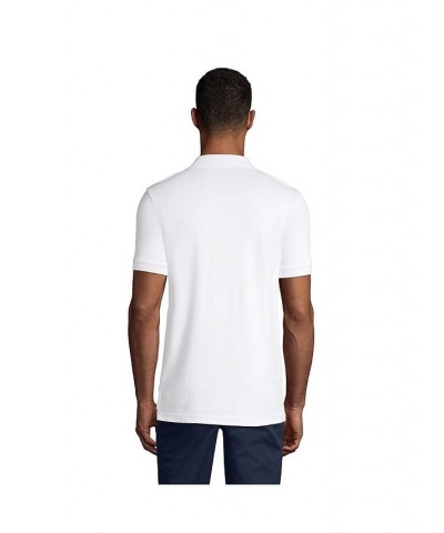 School Uniform Men's Short Sleeve Tailored Fit Interlock Polo Shirt White $15.89 Polo Shirts