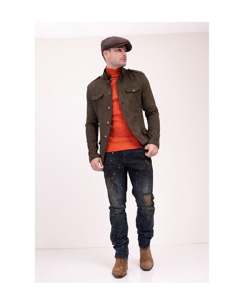 Men's Modern Safari Sport Coat Khaki $86.00 Jackets