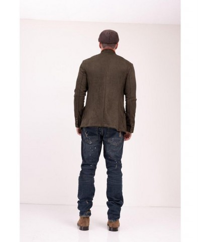 Men's Modern Safari Sport Coat Khaki $86.00 Jackets