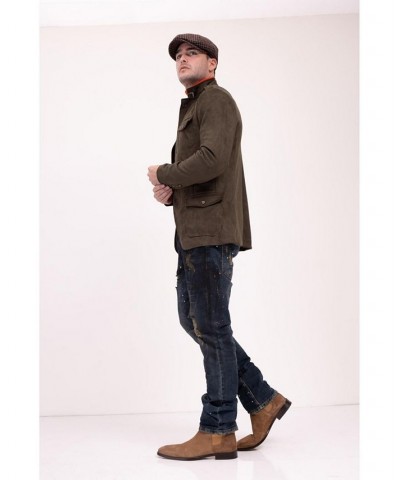 Men's Modern Safari Sport Coat Khaki $86.00 Jackets