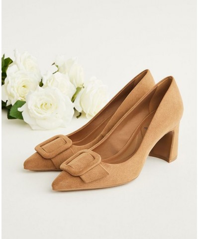 Women's Bentley Buckle Pumps PD03 $46.53 Shoes